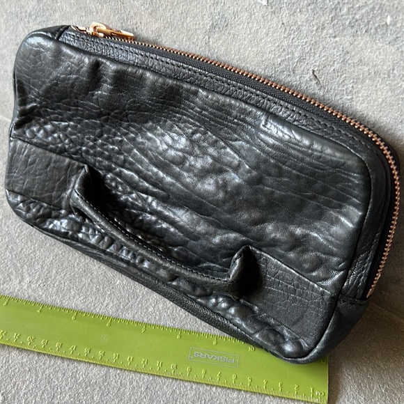 Designer Alexander wang black pebble leather dumbo clutch - Picture 7 of 12
